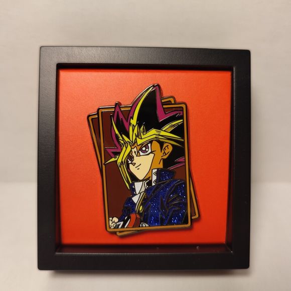 Yugioh Yami Yugi Glitter Enamel Pin FigPin Mini Y152 Official Konami Collectible - Picture 1 of 1